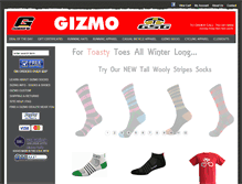 Tablet Screenshot of gizmosocks.com